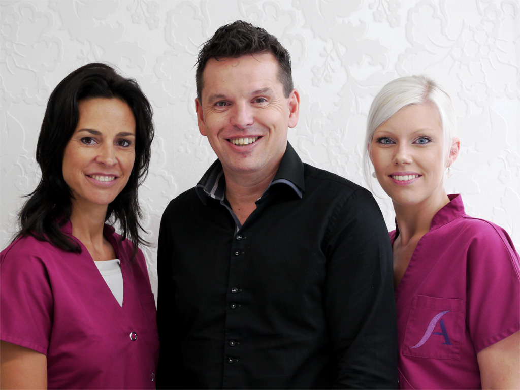 Acura clinic team: Annick Dilissen, Drs. Pascal Duijsters and Iris Beuke