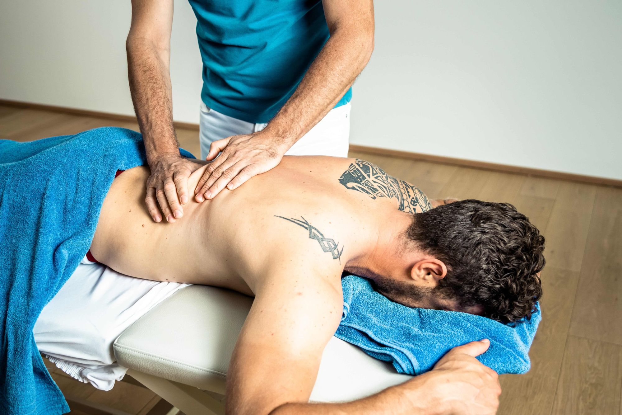 Manuelle Lymphdrainage im Therapiezentrum – Originalbild