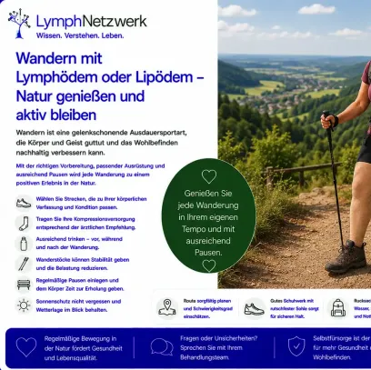 Wandern-Lymphoedem-Lipoedem