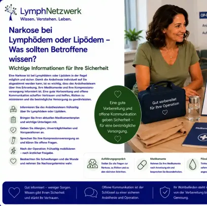 Narkose bei Lymphödem oder Lipödem
