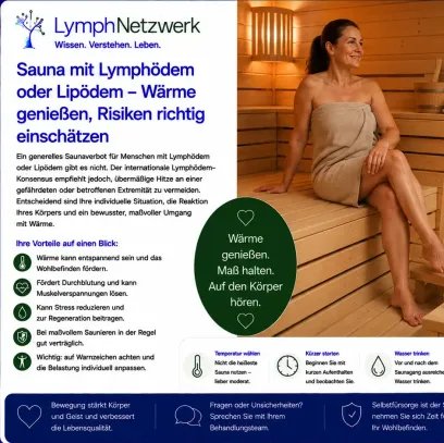 Sauna-Lymphoedem-Lipoedem