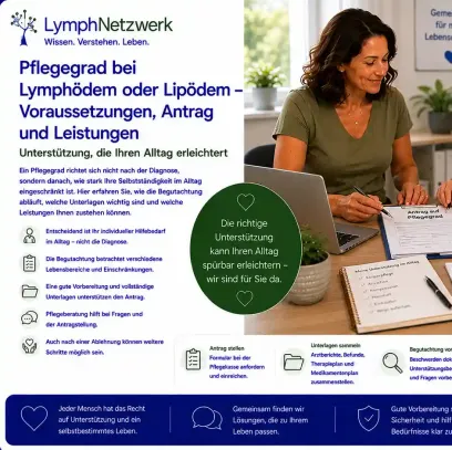 Pflegegrad bei Lymphödem oder Lipödem