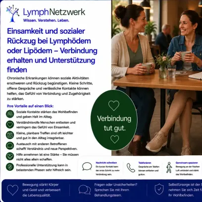 Einsamkeit und sozialer Rückzug bei Lymphödem oder Lipödem