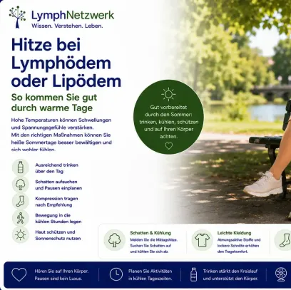 Hitze bei Lymphödem oder Lipödem