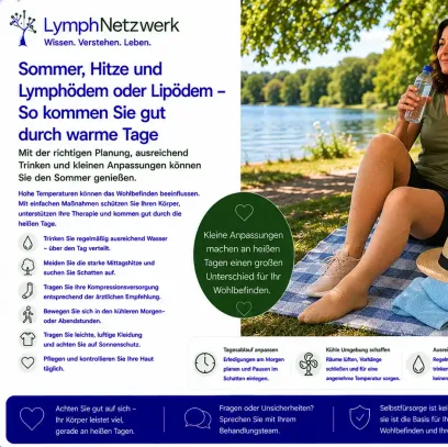 Sommerhitze bei Lymphödem und Lipödem