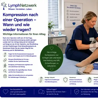 Kompression nach einer Operation