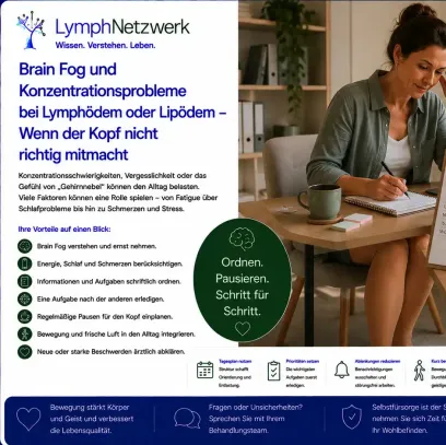 Brain Fog bei Lymphödem oder Lipödem – Konzentrationsprobleme verstehen