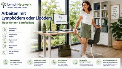 Arbeiten mit Lymphödem oder Lipödem