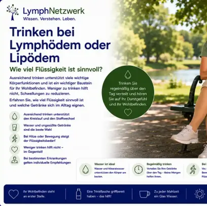 Trinken bei Lymphödem oder Lipödem
