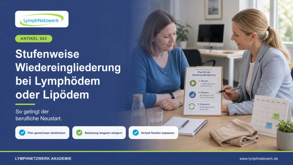 Stufenweise Wiedereingliederung bei Lymphödem oder Lipödem 