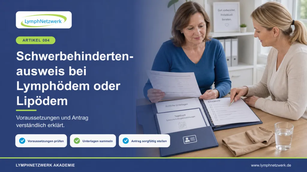Schwerbehindertenausweis bei Lymphödem oder Lipödem