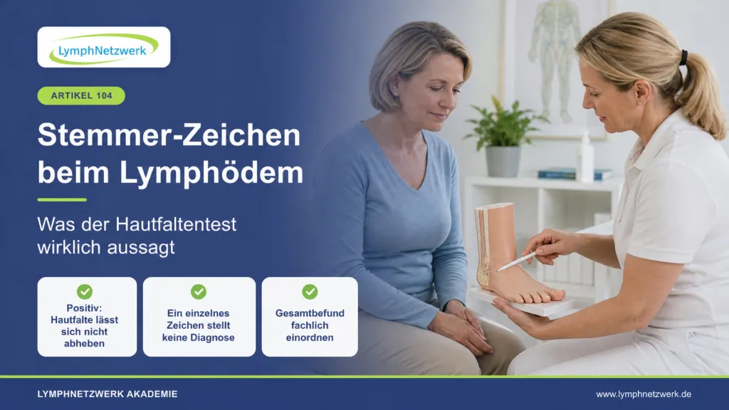 Stemmer-Zeichen beim Lymphödem – Bedeutung, Durchführung und Grenzen