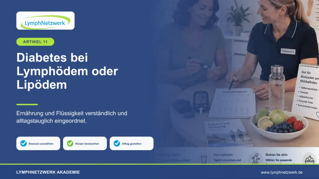 Diabetes und Lymphödem oder Lipödem