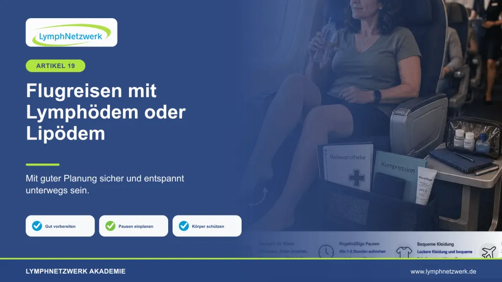 Flugreisen mit Lymphödem oder Lipödem