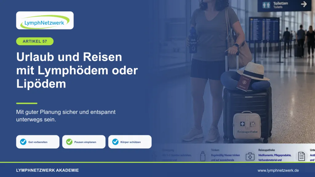 Urlaub und Reisen mit Lymphödem oder Lipödem 