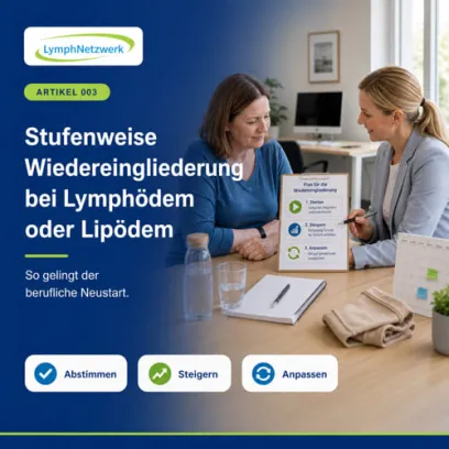 Stufenweise Wiedereingliederung bei Lymphödem oder Lipödem