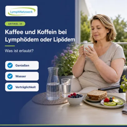Kaffee und Koffein bei Lymphödem oder Lipödem