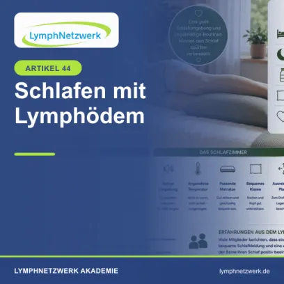 Schlafen mit Lymphödem oder Lipödem