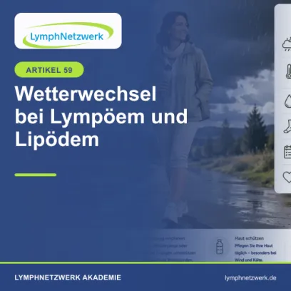 Wetterwechsel bei Lymphödem oder Lipödem