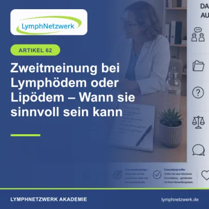 Zweitmeinung bei Lymphödem oder Lipödem