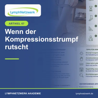 Kompressionsstrumpf rutscht – Ursachen und Lösungen