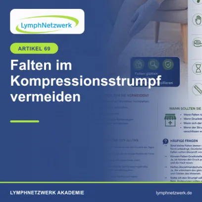 Falten im Kompressionsstrumpf vermeiden