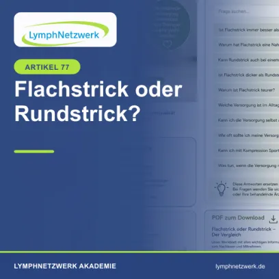 Flachstrick oder Rundstrick